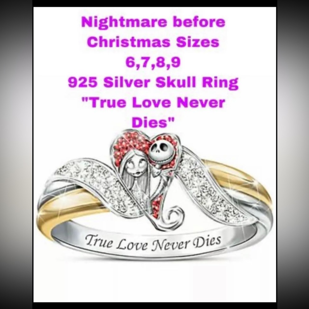 Nightmare Before Christmas 🎄 💀 Rings